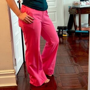 ASOS Bright Pink Wide Leg Pants